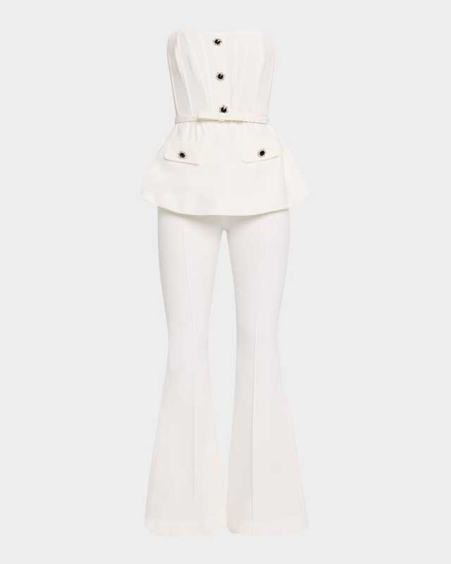 Stretch Crepe Jumpsuit